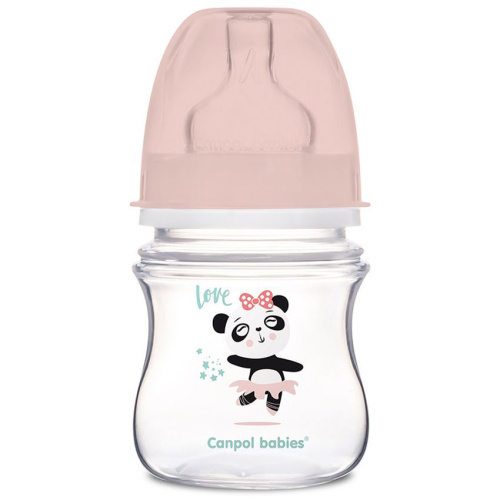 Canpol babies butelka szeroka antykolkowa 120ml PP EasyStart EXOTIC ANIMALS